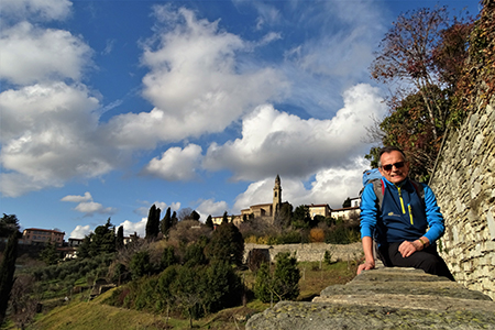 Città Alta ad anello per stradette, salite, scalette il 10 gennaio 2018  - FOTOGALLERY